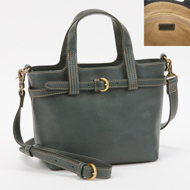 Dakotaダコタ★ヌメ革ベージュ★ハンドバッグ Dakota ショルダーバッグ 2WAY ハンドバッグ 手提げバッグ