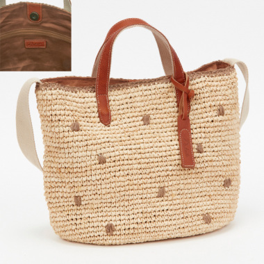 美品　Dakota カゴバック　ラフィアバッグ　チャーム付き 美品 Dakota カゴバック ラフィアバッグ チャーム付き 2025年